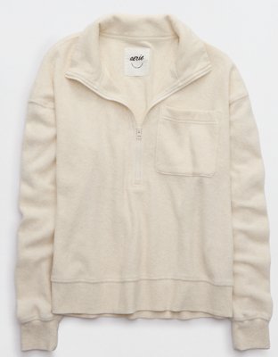 Aerie Softest Quarter Zip Sweatshirt