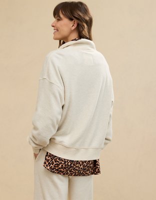 Aerie Softest Quarter Zip Sweatshirt