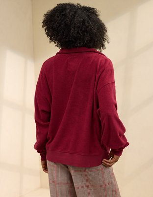 Aerie Softest Quarter Zip Sweatshirt