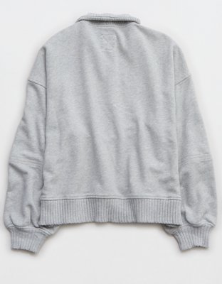 Aerie Sun's Out Quarter Zip Sweatshirt