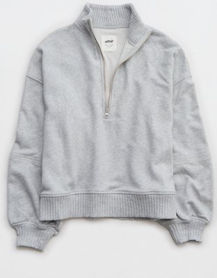 Aerie Sun's Out Quarter Zip Sweatshirt