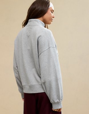 Aerie Sun's Out Quarter Zip Sweatshirt