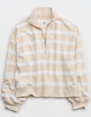 Aerie Sun's Out Quarter Zip Sweatshirt