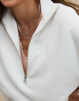 Aerie Sun's Out Quarter Zip Sweatshirt