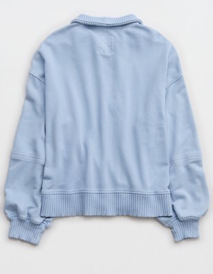 Aerie Sun's Out Quarter Zip Sweatshirt