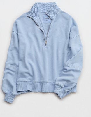 Aerie Sun's Out Quarter Zip Sweatshirt