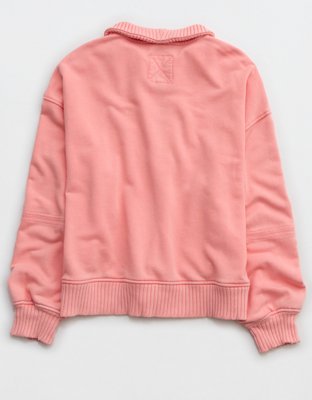 Aerie Sun's Out Quarter Zip Sweatshirt