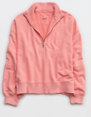 Aerie Sun's Out Quarter Zip Sweatshirt