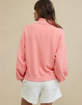 Aerie Sun's Out Quarter Zip Sweatshirt