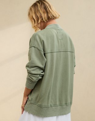 Aerie Fleece Cardigan