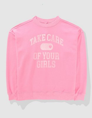 Женские худи Aerie Fleece Crewneck Sweatshirt — фото 3