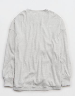 Aerie Long Weekend Waffle Sweatshirt