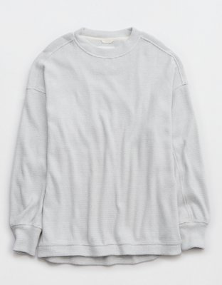 Aerie Long Weekend Waffle Sweatshirt