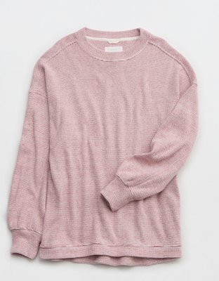 Aerie Long Weekend Waffle Sweatshirt