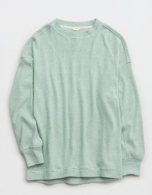 Aerie Getaway Waffle Sweatshirt