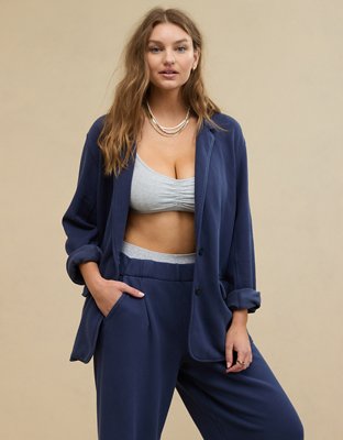 Aerie Fleece Blazer