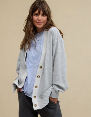 Aerie Fleece Cardigan