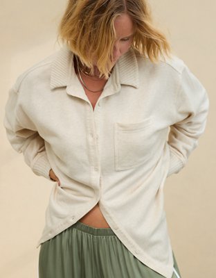 Женские рубашки Aerie LumberJane Fleece Shirt — фото 7
