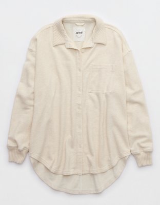 Женские рубашки Aerie LumberJane Fleece Shirt — фото 4