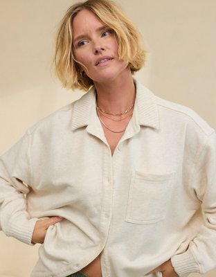 Женские рубашки Aerie LumberJane Fleece Shirt — фото 6