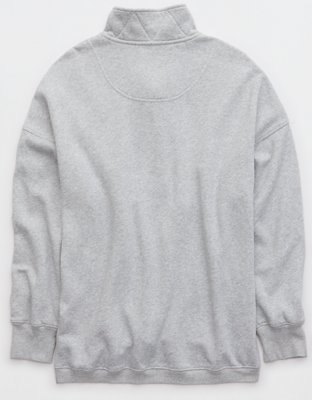 Aerie Getaway Quarter Snap Sweatshirt