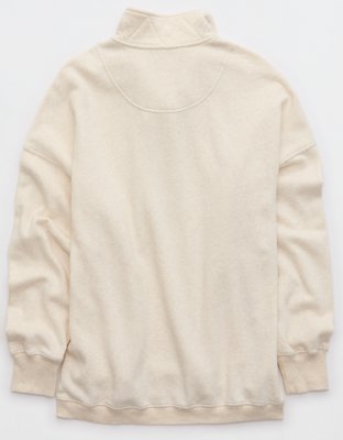 Aerie Getaway Quarter Snap Sweatshirt