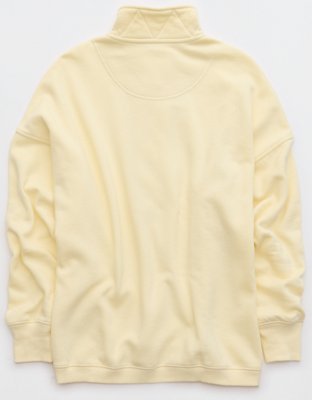 Aerie Getaway Quarter Snap Sweatshirt