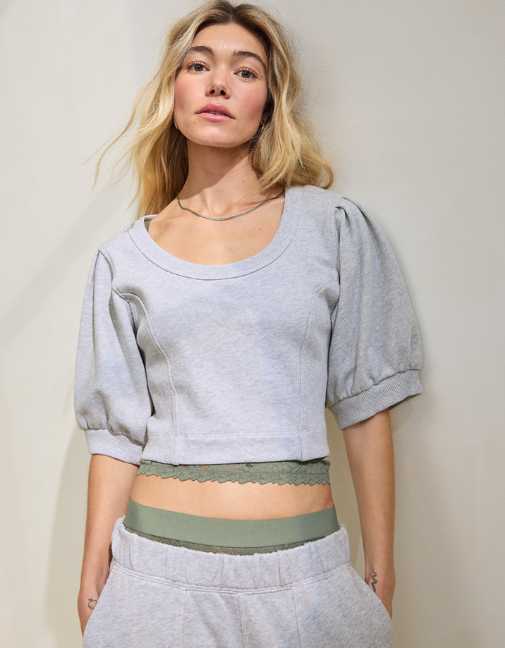 Elle Puff Sleeve Top/Short Set Elle Puff Sleeve Top/Short Set