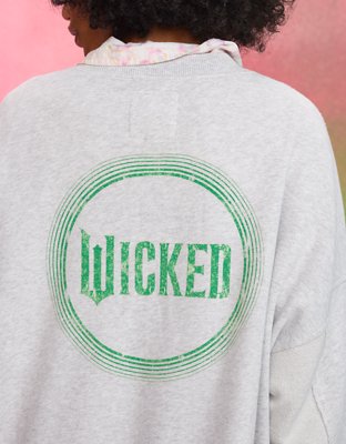 Aerie x Wicked Big Chill Sweatshirt con Cuello Redondo