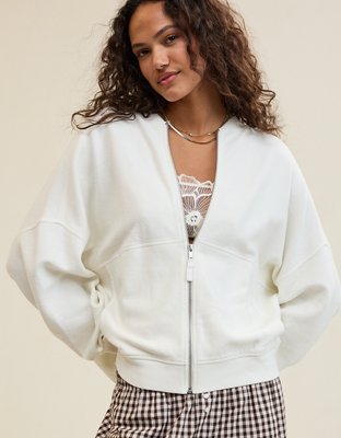 Aerie Full Zip Bomber