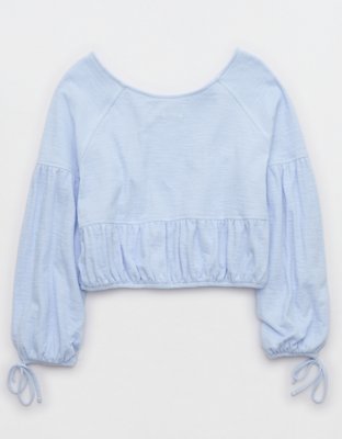 Aerie Endless Summer Cropped Sweatshirt