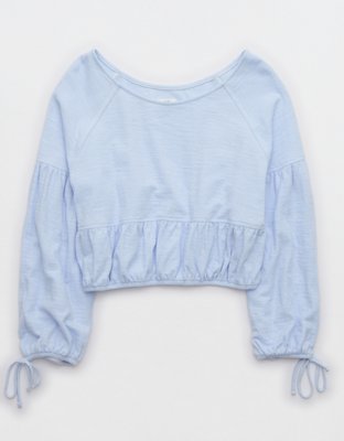 Aerie Endless Summer Cropped Sweatshirt