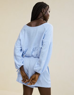 Aerie Endless Summer Cropped Sweatshirt