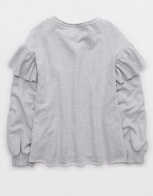 Aerie Ruffle Sleeve Sweatshirt