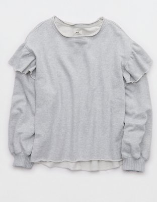 Aerie Roll With It Lightweight Fleece Shirt