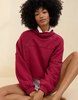 Aerie turtleneck sweatshirt sale