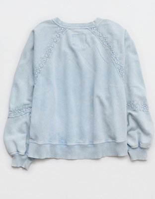 Aerie Hey Crochet Sweatshirt