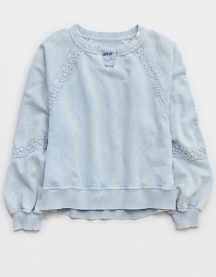 Aerie Hey Crochet Sweatshirt