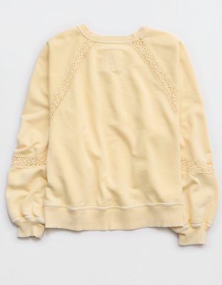 Aerie Hey Crochet Sweatshirt