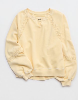 Aerie Hey Crochet Sweatshirt