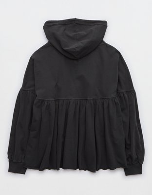 Aerie Peplum Hoodie