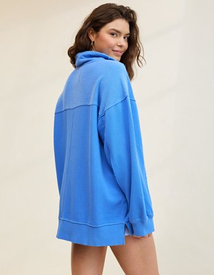 Aerie Starry Skies Open Neck Sweatshirt