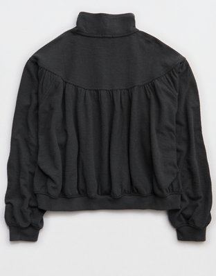 Aerie Soft Life Button Sweatshirt