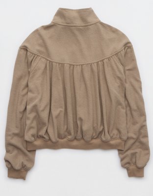 Aerie Soft Life Button Sweatshirt