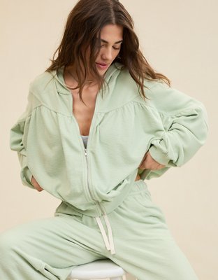 Aerie Soft Life Full Zip Sweatshirt
