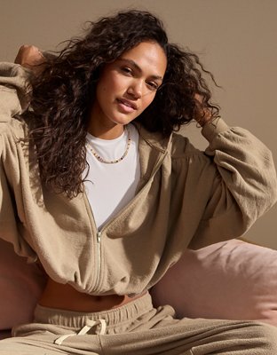 Aerie Soft Life Full Zip Sweatshirt