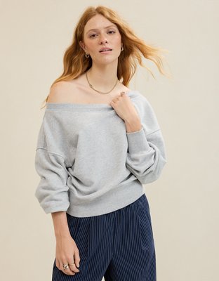 Aerie Off The Shoulder Sweatshirt