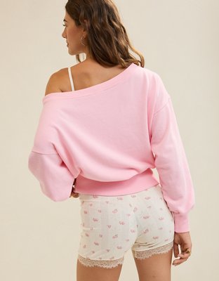 Aerie Non-Stop Off The Shoulder Sweatshirt