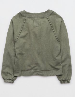 Aerie Lace Up Sweatshirt