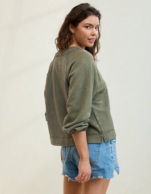 Aerie Lace Up Sweatshirt